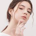 wholesale 925 Sterling Silver White Freshwater Cultured Pearl Spiral Hoop Earrings for Women-0-2
