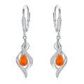 wholesale 925 Sterling Silver Opal Earrings-0-0