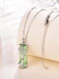wholesale 925 Sterling Silver Green Austrian Crystal Tree of Life Pendant Necklaces for Women Mothers Day Gifts-0-1