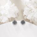 wholesale 925 Sterling Silver Round Celtic Knot Stud Earrings - Irish s for Women-0-5