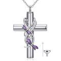 TOUPOP 925 Sterling Silver Butterfly Ladybug Cardinal Dragonfly Bee Hummingbird Cremation Urn Necklace-0-0