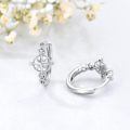 wholesale 925 Sterling Silver Compass Earrings With Diamonds-0-4