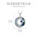 TOUPOP Sterling Silver Flamingo Pendant Necklace Gift For Women-0-3