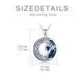 TOUPOP Sterling Silver Flamingo Pendant Necklace Gift For Women-0-3