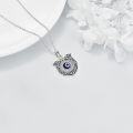 wholesale 925 Sterling Silver Evil Eye Pendant Necklace Norse Viking Jewelry for Women and Men-0-4
