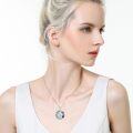 wholesale Sterling Silver Moonstone Pendant Necklace for Mom Grandma Gift-0-1