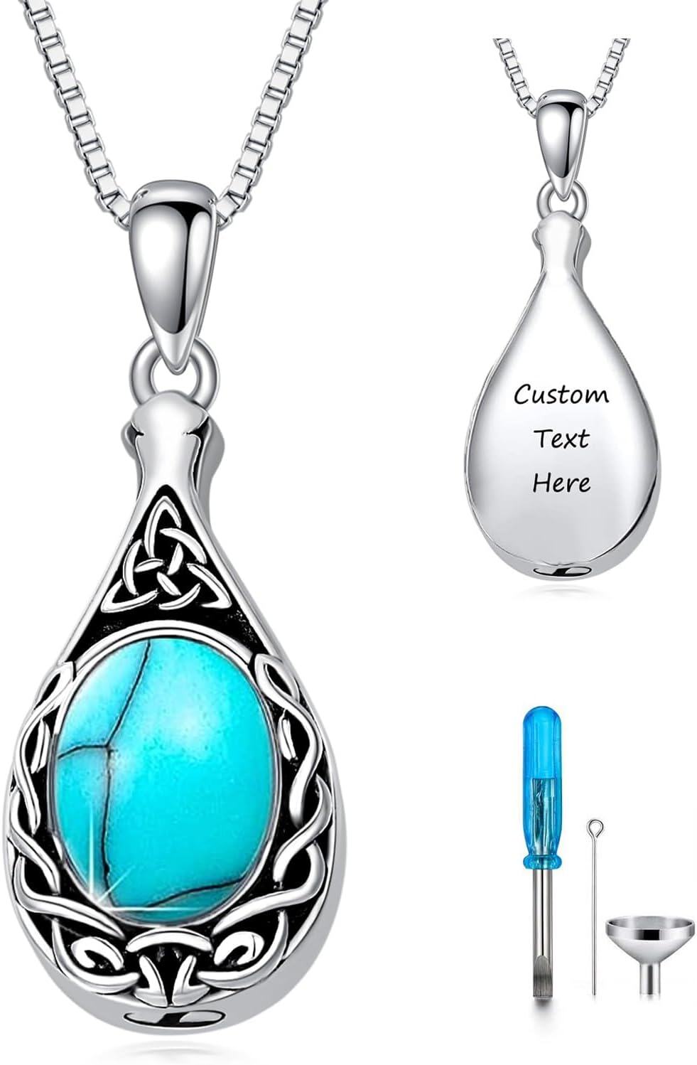Sterling Silver Moonstone Opal Turquoise Larimar Black Onyx Cremation Jewelry for Ashes-Custom-B-Turquoise-Non-custom-Custom-Custom-B-Black Onyx-Custom-B-Moonstone Non-custom-B-Black Onyx Custom-B-blue Opal Custom-B-Turquoise Custom-B-blue Opal-B-Moonstone 1-B-Moonstone 1 Custom-B-Moonstone
