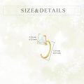 wholesale 14K Yellow Gold Blue Opal Earrings, Elegant Triangle Hoop, Hypoallergenic, 5.7-12mm, Ideal Gift-0-3