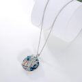 wholesale TOUPOP Sister Christmas Gifts From Sister Tree Of Life Sisters Necklace 925 Sterling Silver Crystal Jewelry Birthday Gifts For Women Friends Friendship -0-2