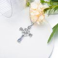 wholesale 925 Sterling Silver Cross Pendant Necklace-0-2