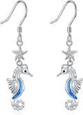 wholesale TOUPOP Seahorse Gifts For Women Seahorse Earrings 925 Sterling Silver Jewelry For Birthday Christmas -0-0