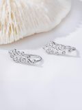 TOUPOP Sterling Silver Ear Climbers Earrings Hypoallergenic Gifts-0-1