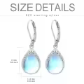 TOUPOP Sterling Silver Celtic Filigree Teardrop Leverback Earrings-0-3