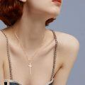 wholesale 925 Sterling Silver Cross Pendant With Blue Opal And Philippians Inscription-0-100