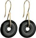 wholesale 925 Sterling Silver Round Black Onyx Drop Earrings Gift for Her-0-0