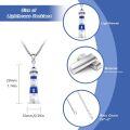 wholesale 925 Sterling Silver Blue Turquoise Lighthouse Pendant Necklace for Women - Nautical s-0-5
