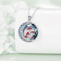 wholesale 925 Sterling Silver Mushroom Necklace with Hypoallergenic Pendant - Nature Inspired Jewelry for Women, Adjustable Chain, Eco-Friendly Gift for Christmas Valentine's Day-0-1