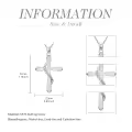 TOUPOP Sterling Silver Opal Infinity Stethoscope Musical Note Pendant Necklace-0-3
