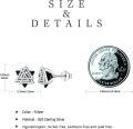 wholesale 925 Sterling Silver Black Onyx Triangle Stud Earrings with Celtic Knot Design-0-2