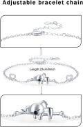 wholesale 925 Sterling Silver Koala Bear Charm Bracelet for Women and Girls-0-5