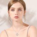 TOUPOP Sterling Silver Heart Initial A-Z Letter Pendant Necklace Gift-0-1