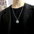 wholesale 925 Sterling Silver Saint Anthony Medal Pendant Necklace with Chain for Men & Women-0-2