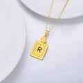 wholesale 18K Gold Sterling Silver A Z Initial Necklace for Women Gift for Mom Wife Girlfriend-0-5