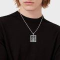 wholesale 925 Sterling Silver St. Benedict Pendant Necklace  with Cubic Zirconia - Religious Jewelry for Men & Women - Christmas Gift Idea-0-5