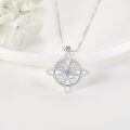 wholesale 925 Sterling Silver Moissanite Witches Knot Necklace Witch Jewelry for Women-0-81