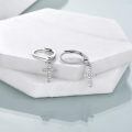 wholesale 925 Sterling Silver Cross Earrings-0-1