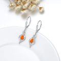 wholesale 925 Sterling Silver Opal Earrings-0-2