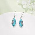 wholesale 925 Sterling Silver Hollow Filigree Dangle Drop Earrings for Women-0-3
