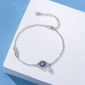 wholesale 925 Sterling Silver Evil Eye Bracelet for Women Infinity Protection -0-2