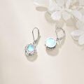 wholesale 925 Sterling Silver Earrings Wholesale With Blue Gemstone Drop-0-14