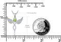 wholesale 925 Sterling Silver Angel Birthstone Necklace with 12 Crystal Gemstones for Protection & Love-0-2