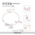 TOUPOP Sterling Silver Pearl Butterfly Ankle Bracelets For Women Gifts-0-5