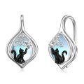 wholesale 925 Sterling Silver Earring With Enamel And Mother Of Pearl-0-0