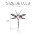 wholesale 925 Sterling Silver Dragonfly Urn Pendant Necklace Turquoise Stone Oxidized Memorial Jewelry-0-14