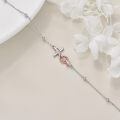 wholesale 925 Sterling Silver Infinity Cross & Treble Clef Charm Bracelet Gift for Her-0-4
