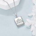 wholesale 925 Sterling Silver Music Note Photo Locket Pendant Chain Necklaces for Women Mother's Day Gifts-0-1