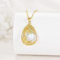 wholesale 925 Sterling Silver Heart Pendant Necklace Wholesale Gold Plated-0-31