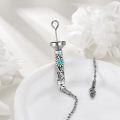 wholesale 925 Sterling Silver Turquoise Floral Urn Cremation Jewelry Memorial Bracelet for Ashes Keepsake Gift-0-1
