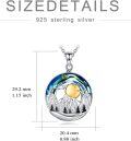 wholesale TOUPOP Mountain Sun Necklace For Women 925 Sterling Silver Mountain Pendant Jewelry For Women Girlfriend Wife Sister Daughter Birthday Christmas Mothers Valentine's Day Graduation Gifts -0-4