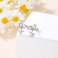 wholesale 925 Sterling Silver Opal Tulip Flower Stud Earrings for Women, Romantic Love Jewelry Gift for Her, Hypoallergenic Sensitive Skin Safe-0-3