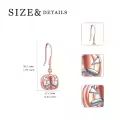 TOUPOP Sterling Silver Pumpkin Dangle Drop Earrings Cute Gifts For Women-0-4