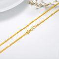 wholesale 18K Gold Rope Chain Necklace - Thin & Durable Jewelry for Women -0-3