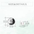wholesale 925 Sterling Silver Baseball Stud Earrings Platinum Plated Red Stitching Sports Jewelry-0-3
