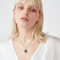 wholesale 925 Sterling Silver Celtic Triple Goddess Moon Goddess Pendant Necklace-0-1