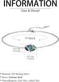 wholesale  Sterling Silver Gemstone Dainty Anklet for Women Beach Jewelry Gift -0-2