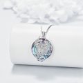 TOUPOP Sterling Silver Crystal Phoenix Pendant Necklace For Women-0-4